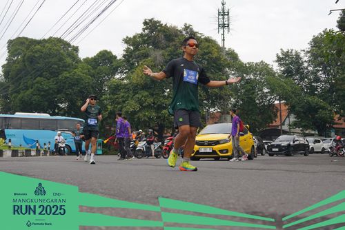 Race photo from Mangkunegaran Run 2025