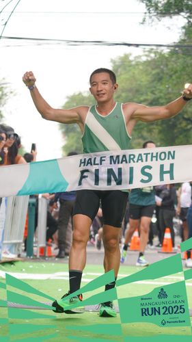 Race photo from Mangkunegaran Run 2025