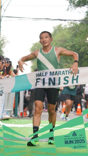 Race photo from Mangkunegaran Run 2025