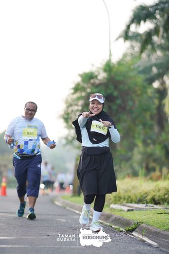 Race photo from Taman Budaya x BOGORUN 2025