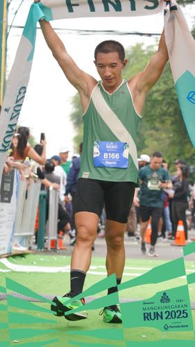Race photo from Mangkunegaran Run 2025