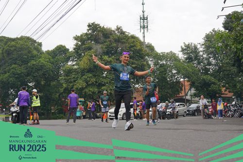 Race photo from Mangkunegaran Run 2025