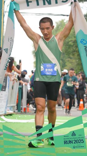 Race photo from Mangkunegaran Run 2025