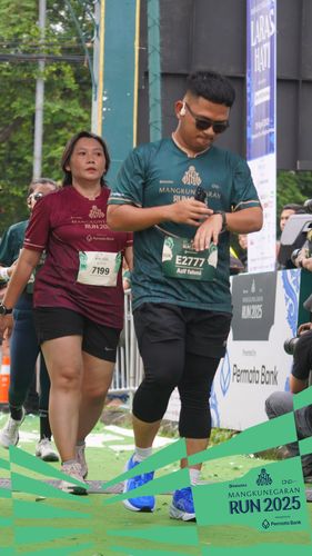 Race photo from Mangkunegaran Run 2025