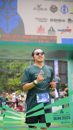 Race photo from Mangkunegaran Run 2025