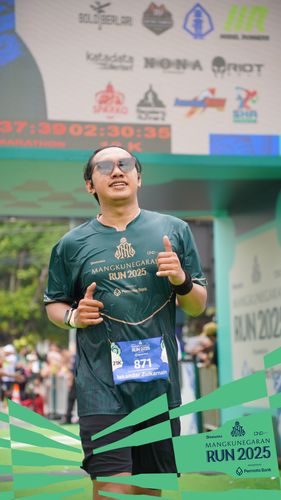 Race photo from Mangkunegaran Run 2025