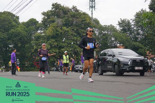 Race photo from Mangkunegaran Run 2025