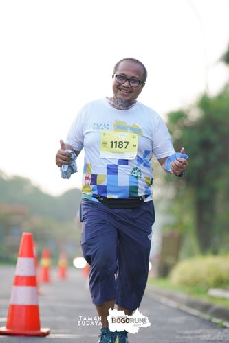 Race photo from Taman Budaya x BOGORUN 2025