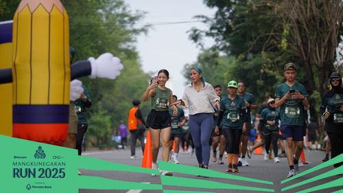 Race photo from Mangkunegaran Run 2025