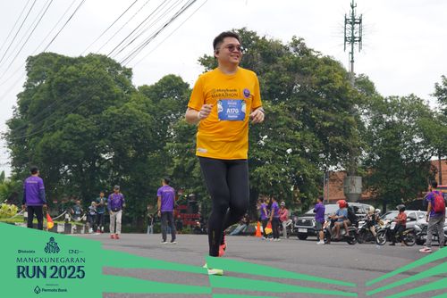 Race photo from Mangkunegaran Run 2025