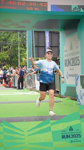 Race photo from Mangkunegaran Run 2025