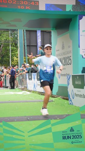 Race photo from Mangkunegaran Run 2025