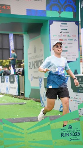 Race photo from Mangkunegaran Run 2025