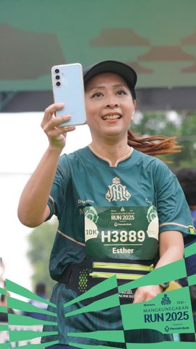 Race photo from Mangkunegaran Run 2025