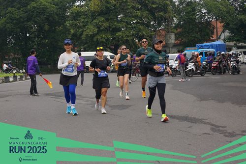 Race photo from Mangkunegaran Run 2025
