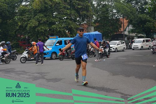 Race photo from Mangkunegaran Run 2025