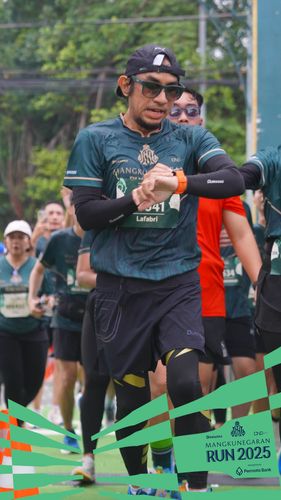 Race photo from Mangkunegaran Run 2025