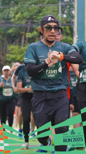 Race photo from Mangkunegaran Run 2025