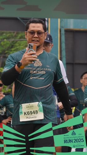 Race photo from Mangkunegaran Run 2025