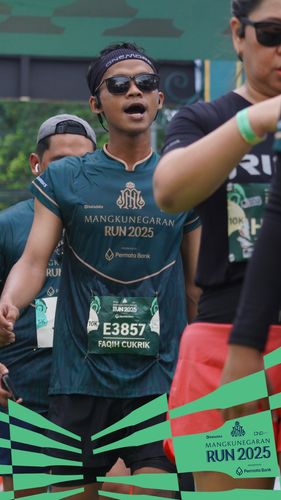 Race photo from Mangkunegaran Run 2025