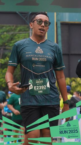 Race photo from Mangkunegaran Run 2025