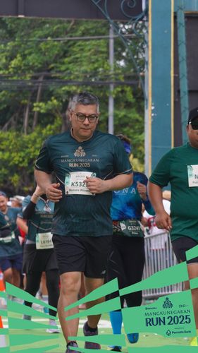 Race photo from Mangkunegaran Run 2025