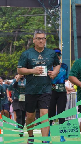 Race photo from Mangkunegaran Run 2025