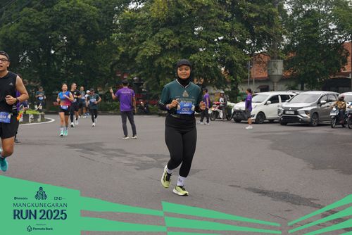 Race photo from Mangkunegaran Run 2025