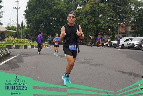 Race photo from Mangkunegaran Run 2025