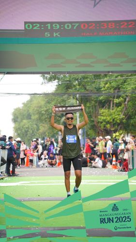 Race photo from Mangkunegaran Run 2025