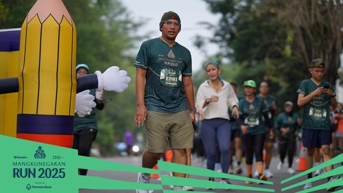 Race photo from Mangkunegaran Run 2025