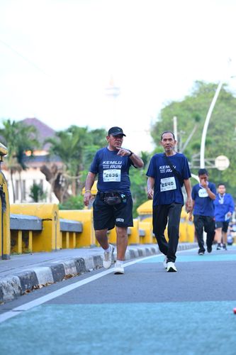 Race photo from KEMLU RUN 2025