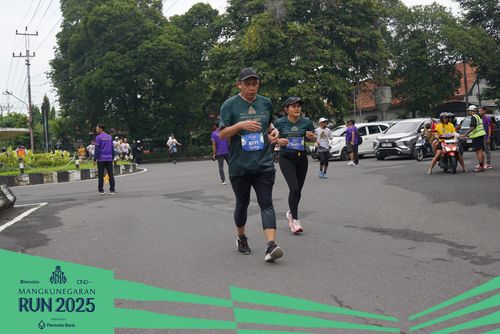 Race photo from Mangkunegaran Run 2025