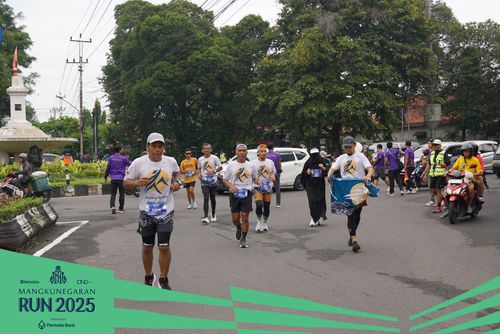Race photo from Mangkunegaran Run 2025