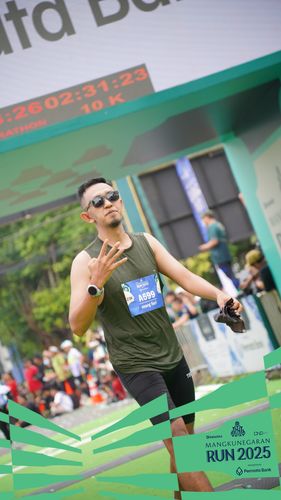 Race photo from Mangkunegaran Run 2025