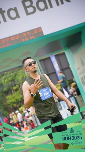 Race photo from Mangkunegaran Run 2025