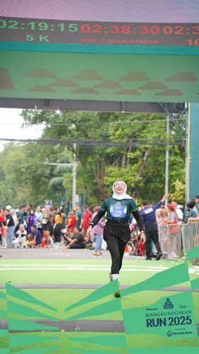 Race photo from Mangkunegaran Run 2025