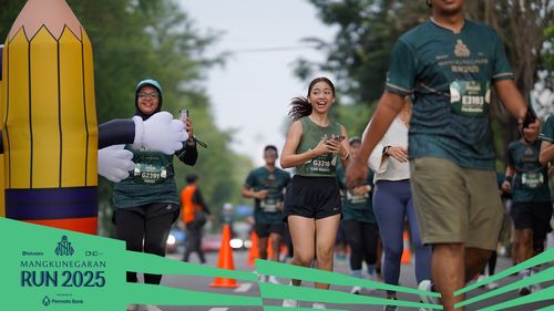 Race photo from Mangkunegaran Run 2025
