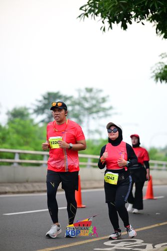 Race photo from CISANGKAN KBP CITY RUN 2025