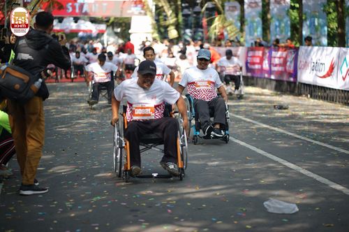 Race photo from Kediri Half Marathon 2024