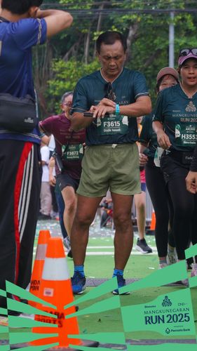 Race photo from Mangkunegaran Run 2025