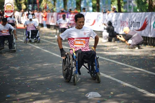 Race photo from Kediri Half Marathon 2024