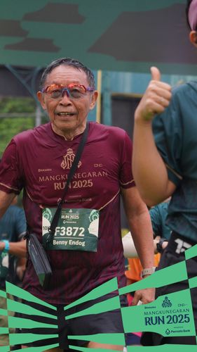 Race photo from Mangkunegaran Run 2025