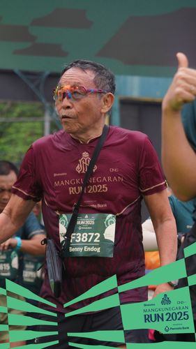 Race photo from Mangkunegaran Run 2025