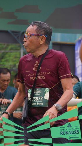 Race photo from Mangkunegaran Run 2025