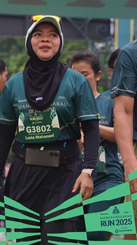 Race photo from Mangkunegaran Run 2025
