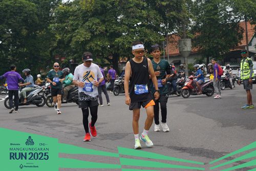 Race photo from Mangkunegaran Run 2025