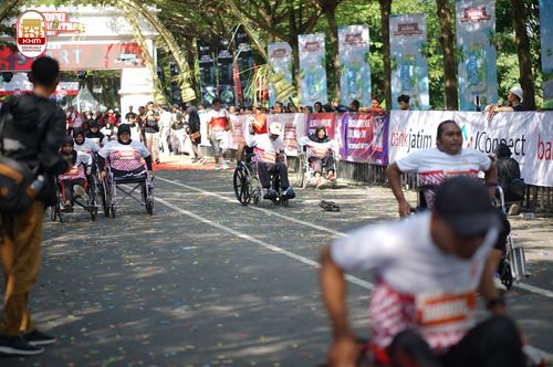 Race photo from Kediri Half Marathon 2024