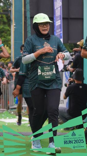 Race photo from Mangkunegaran Run 2025