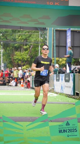 Race photo from Mangkunegaran Run 2025